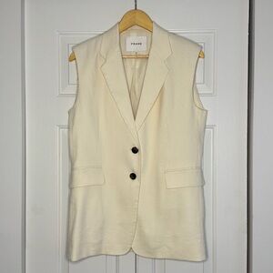 Frame Linen Vest sz XS